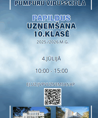 Papildus uzņemšanas diena 10.klasē