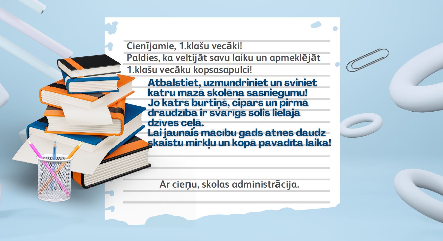 1.klašu vecāku sapulci