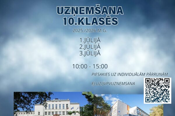 Uzņemšana 10.klasēs
