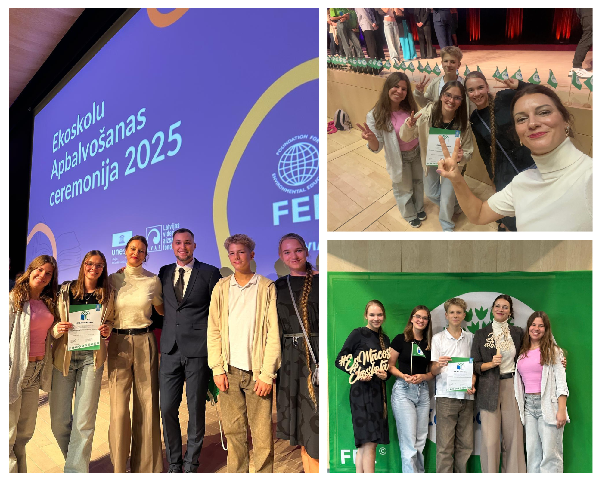 Ekoskolas apbalvošana