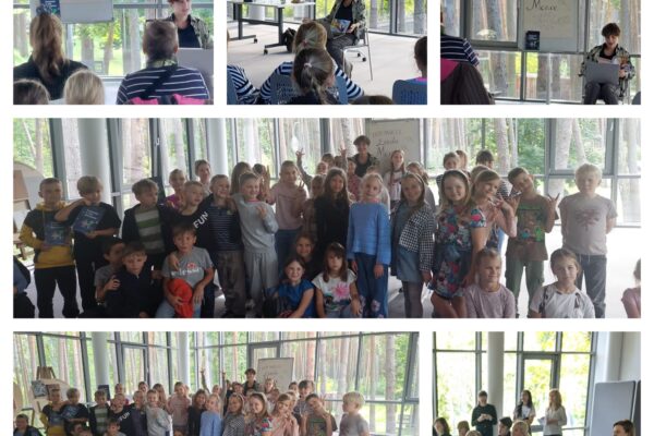 Tikšanās ar dzejnieci Lindu Menci Jūrmalas Centrālās bibliotēkas Bērnu un jauniešu nodaļā.