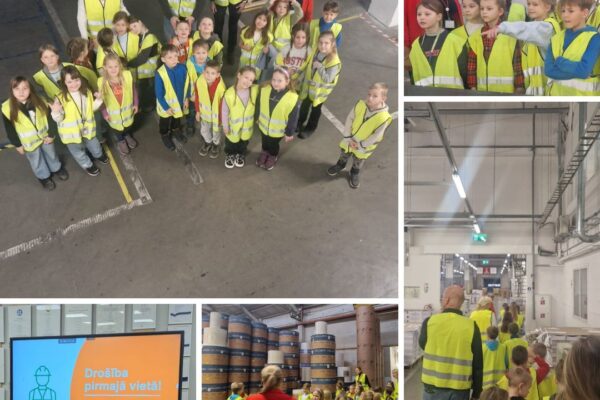 2.b klases mācību ekskursija uz Livonia Print tipogrāfiju