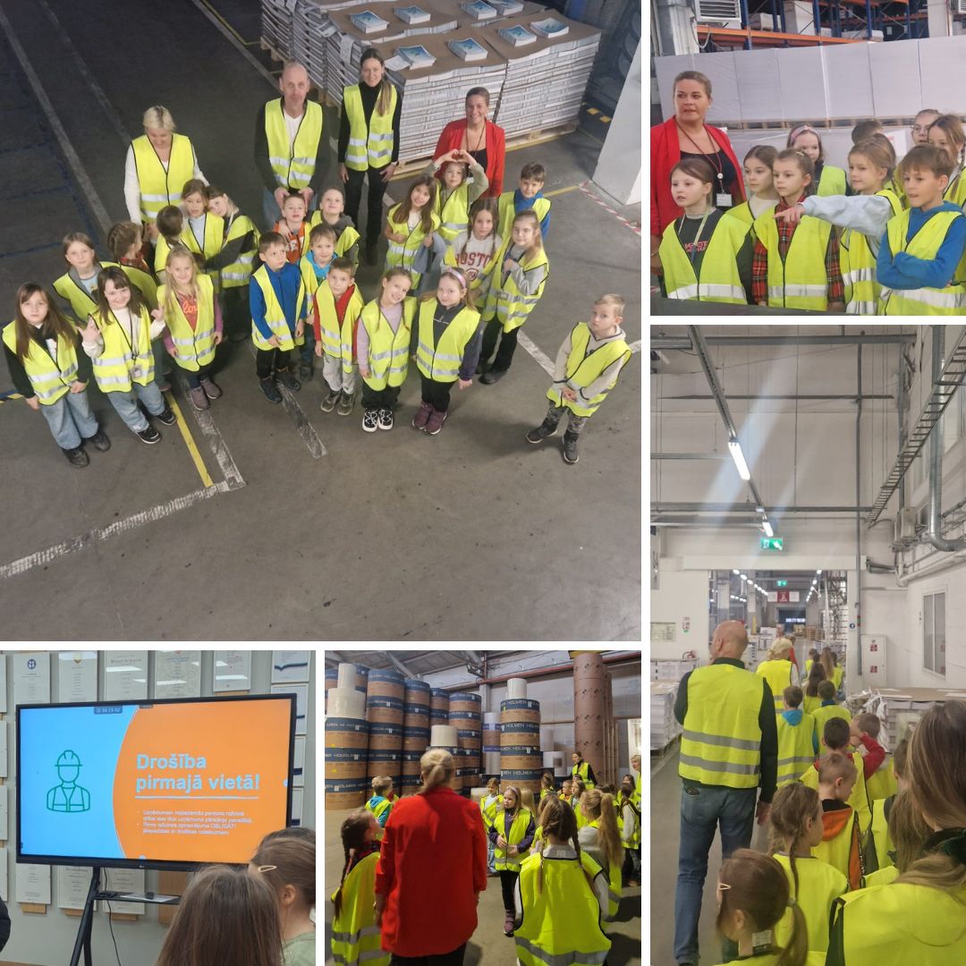 2.b klases mācību ekskursija uz Livonia Print tipogrāfiju