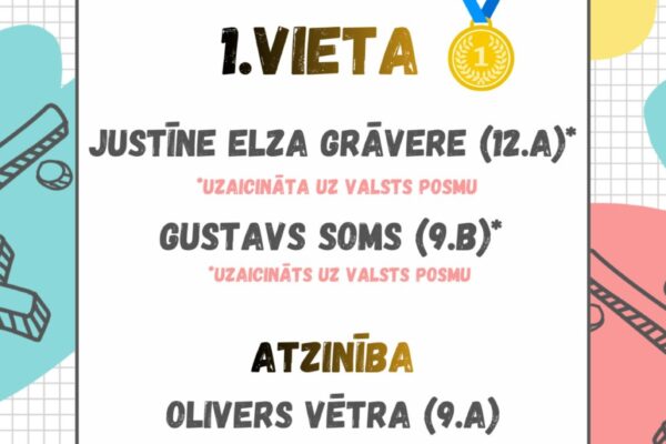 Jūrmalas valstspilsētas matemātikas olimpiādē 9. - 12. klašu posmā.