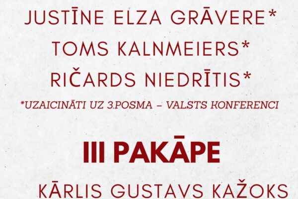 Latvijas skolēnu 50. zinātniskās pētniecības darbu reģionālās konferences rezultāti!