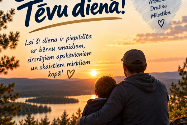 Sveicam Tēvu dienā!
